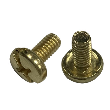 M4 Binding bronze Head Slotted Cross Recessed Machine S 